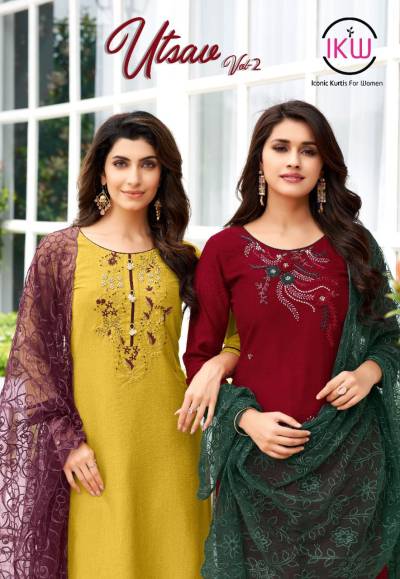Utsav Vol 2 IKW Designer Festive Wear Readymade Salwar Kameez Collection